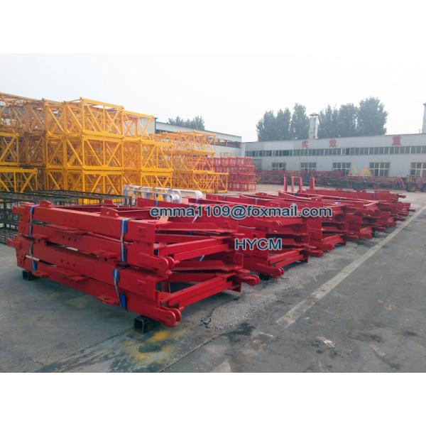 PT6013 Zoomlion Tower Crane Top Head Type 60m Working Jib 8tons Грузоподъемность