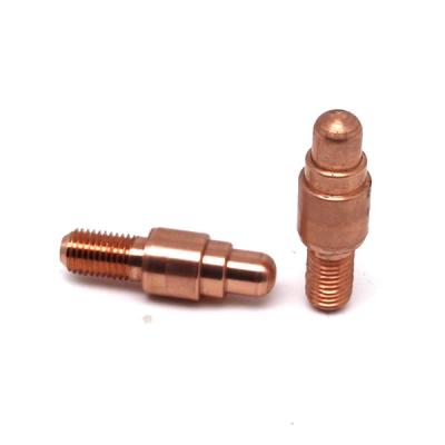 Tubo oco fazendo à máquina de bronze de superfície de lustro da linha das peças do CNC