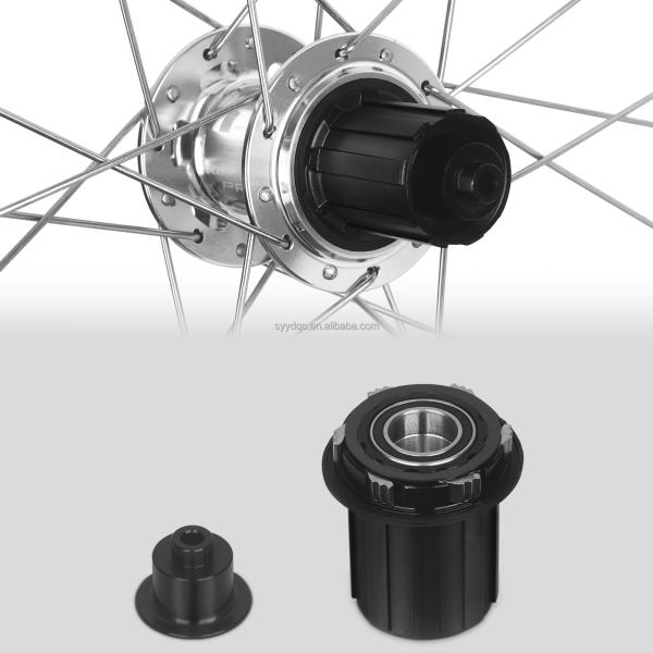 Road Bicycles 20 Inch Silver Folding Bike Wheel Set With Disc Brake And 120 Rings Hub