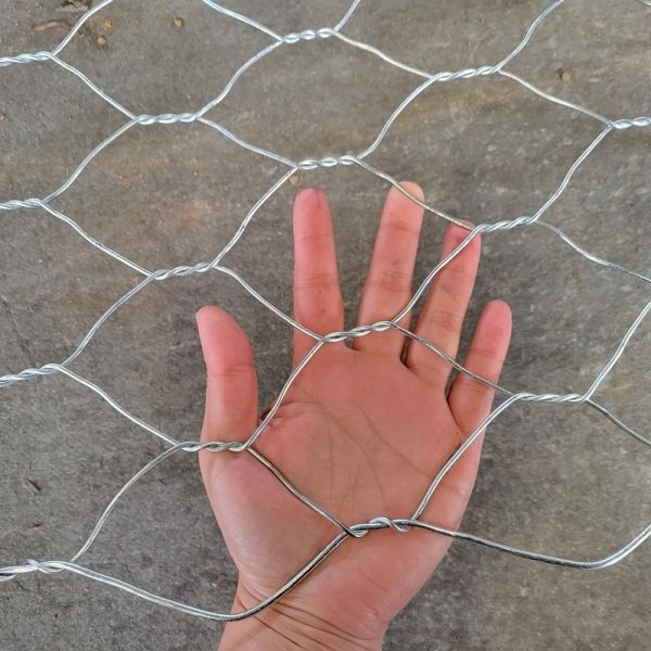 Hot Dipped Galvanized Zn95% Al5% Galfan Coated Heavy-Duty Gabion Mesh Cage for Erosion Control