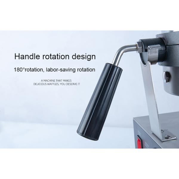 Single Head Automatic Rotary Commercial Belgian Waffle Pancake Maker with 1200W Power