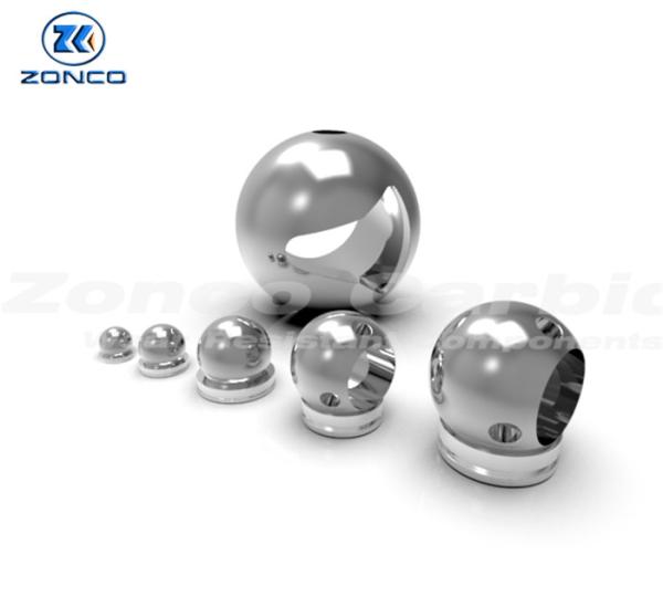 Precision Tungsten Carbide Valve Seats / Ball Valve Seat Good Temperature Resistance