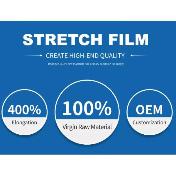 Ручное создание программы-оболочки простирания pe паллета сжимает датчик 80 крена фильма 500mm 20 микронов