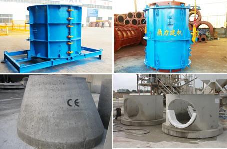 underground pipe line manhole inspection steel mold