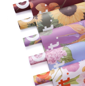Korean style large flower paper waterproof flower packaging paper