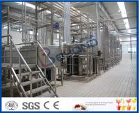 Gire a linha de produção do leite pasteurizado dos projetos chaves 20000LPD para 200 - malote do saco 1000ml