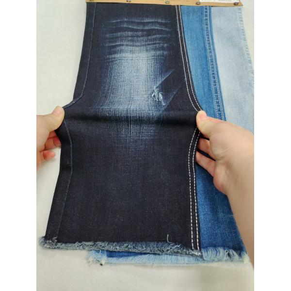 Siro Horizontal And Vertical Bamboo Yarn 8S Denim Fabric 11oz For Boys Jeans