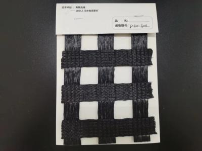 Biaxial Polyester Road Reinforcement Geogrid High Strength For Soft Soil Foundation