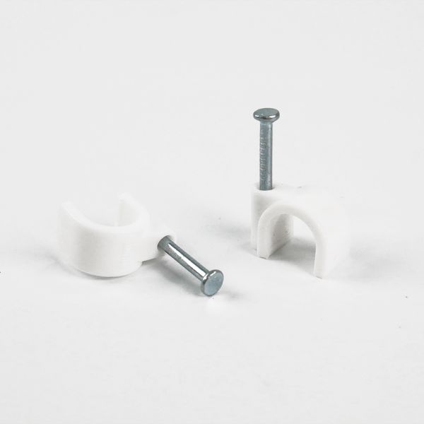Widely Used Plastic Wire Clips on Wall 12mm Black Cable Clips