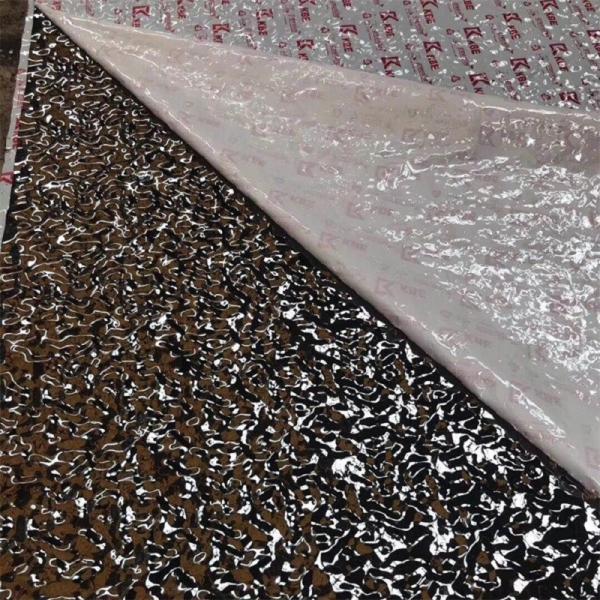 Зеркало Золотой цвет Водяной Волн нержавеющей стали Лист для украшения потолка