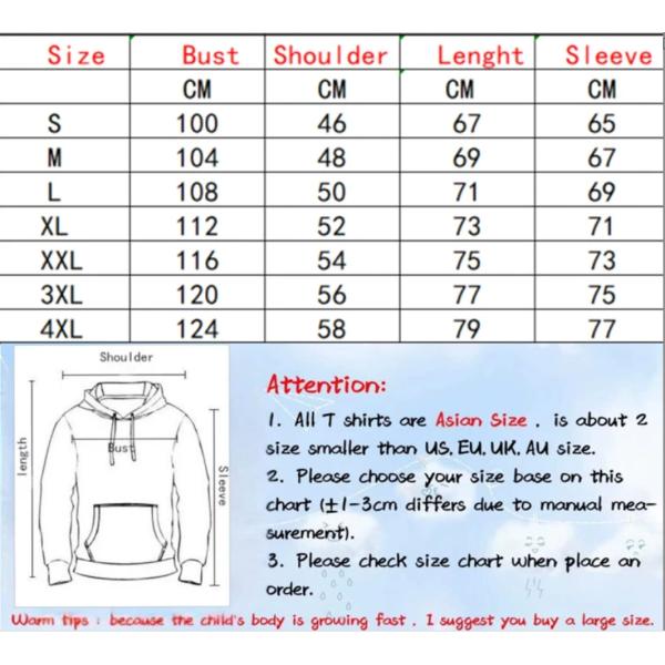 2023 Autumn/Winter Men's Hooded Hoodie with 3D Halloween Print in Polyester/Cotton Blend