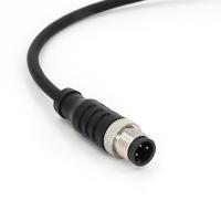 Conectores masculinos M12 12 pines IEC 61076-2-101 Sin blindaje cable preensamblado recto