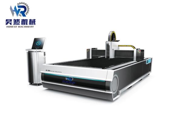 1500*3000mm Fiber Laser Metal Cutting Machine , 1530 High Speed Laser Cutter