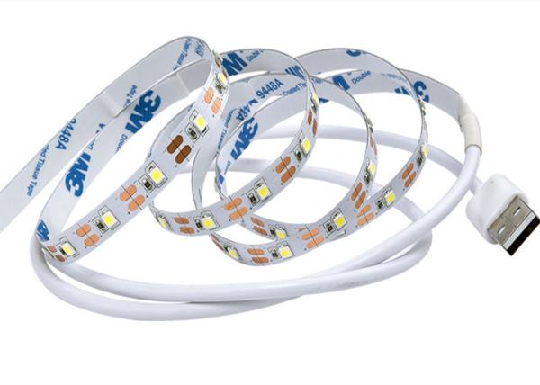 2835 DC 5V Blue USB LED Strip , IP20 Single Color LED Strip Power Saving