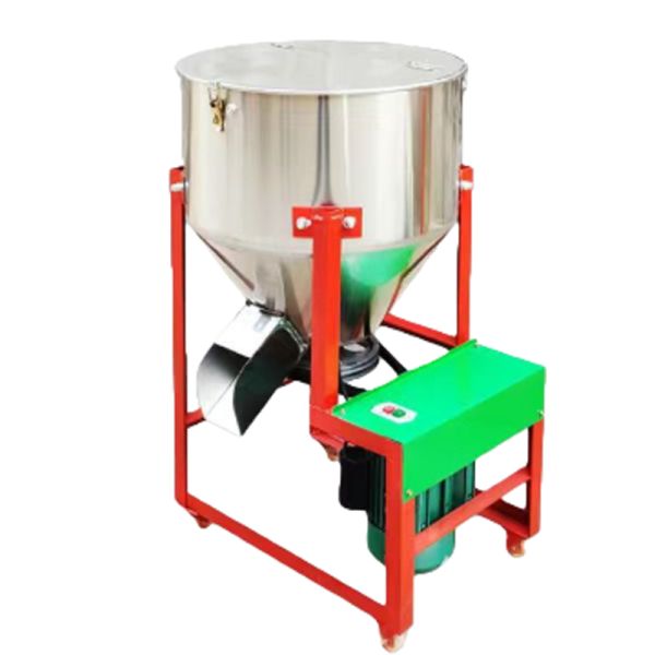 300 - 500kg/h Industrial Grain Mixer Stainless Steel High Capacity Animal Feed Blender