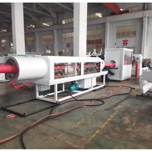 Customizable Double Wall Corrugated Pipe Extrusion Line For Sewage 40cr Casting Mold Material