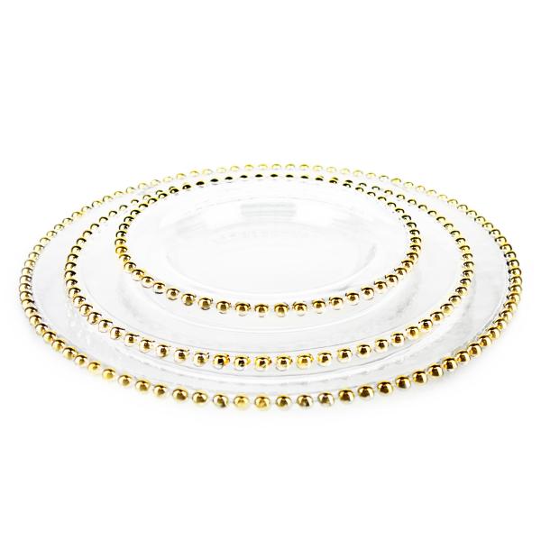 Pearl Round Glass Plate