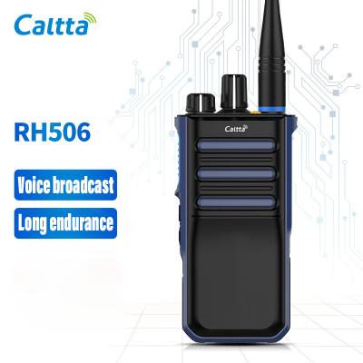 Rádio digital de duas vias RH506 sem fio Digital Railway Voice Broadcast Long Endurance Walkie Talkies profissionais