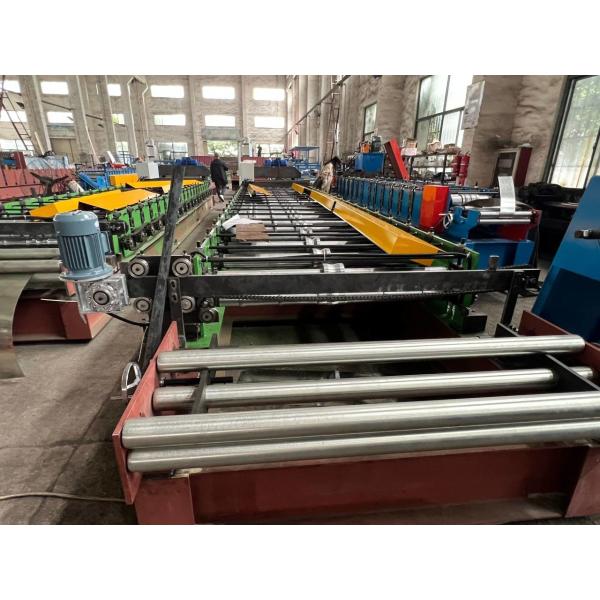 0.3-0.8 мм толщины 5 В металлическая крыша листов руловой формовки машины с электрической резкой