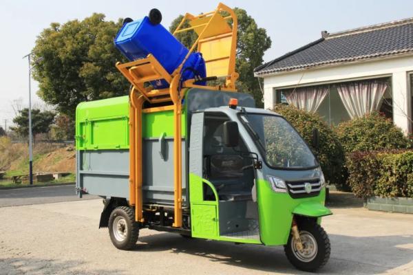 Pure Electric Auto dumping Truck Garbage Water Battery Type Transportation Vehicle