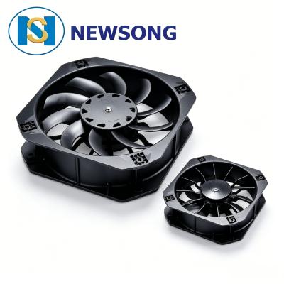 DC24V Bus AC Parts 1350m3/H 3200rpm 5A AC Condenser Fan Replacement  100W