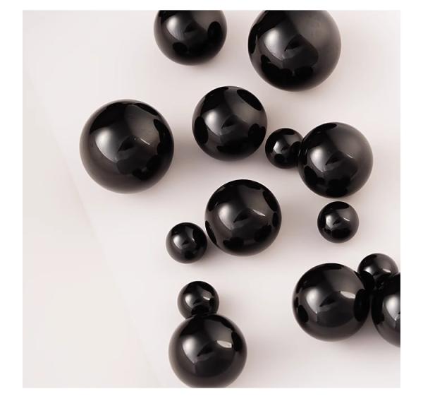 Black Engineering Silicon Nitride Balls For Ball Mill 0.5mm-50mm