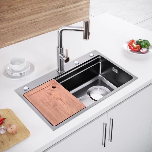 700*445*215mm Extra Durable 304 Stainless Steel Kitchen Sink 0.95mm Thickness