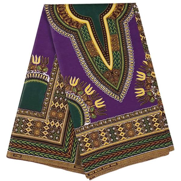 Ткань из африканского хлопка-воска, плетённая в плетеную форму, печатная ткань среднего веса с восковым узором