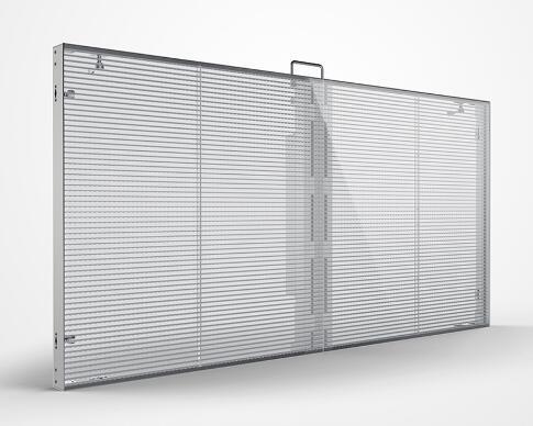 High Transparent 80% Glass Advertising Led Display Screen For Outdoor Poster Window Shop