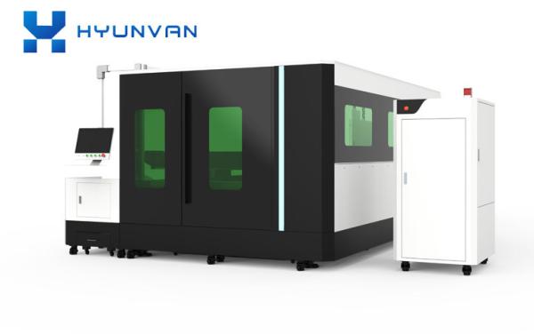 Metal Sheet Plate Stainless Fiber Laser Cutting Machine With Safety Cover
