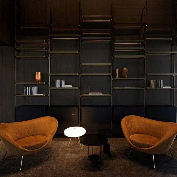 Metal Legs MOYI Scandinavian Design Velvet Sofa Blue Leisure Chairs Modern Home Furniture Luxury Occasional Seating