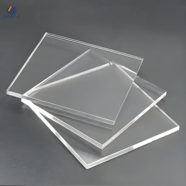 Fireproof Waterproof Clear Acrylic Sheet In Standard Size 1220mm 2440mm SGS Certified