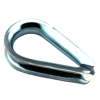 Hot Dip Galvanized G-411 Thimble For Standard Custom Stainless Steel Wire Rope