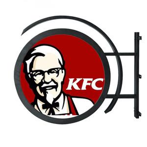 SMD Flexible Led Screen Double Sided Waterproof Circle Logo Advertising Video
