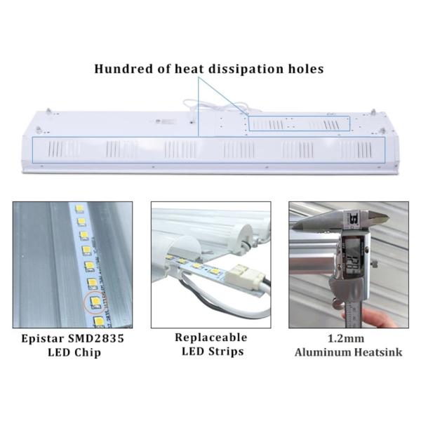 200w 300w 2ft 4ft 5ft Linear High Bay Light High Lumen