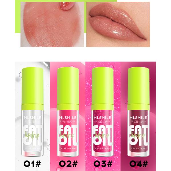 Lucency Plump Lip Gloss for Women 8 color Transparent lip glaze Lady's Lip Makeup