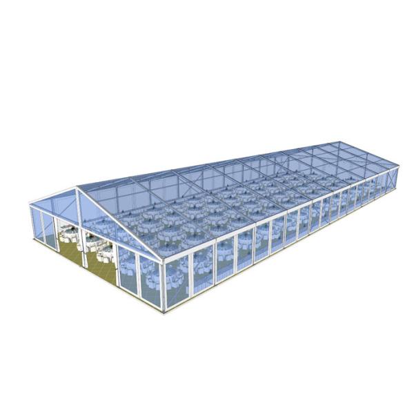 Aluminum Outdoor 500 People 15x35m Luxury Clear Span Tent