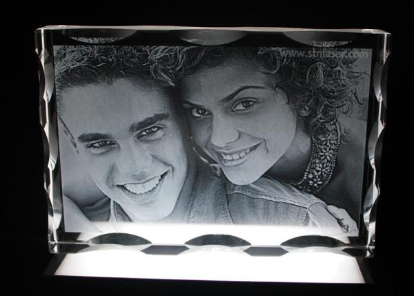 Big Scale 3D Crystal Laser Engraving Machine , Rapid Scanner Subsurface Engraving Machine
