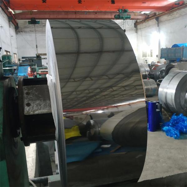 SS Plate 304 Stainless Steel 8K Coil Mirror Finish 1500mm 0.6mm Thickness Furniture Use