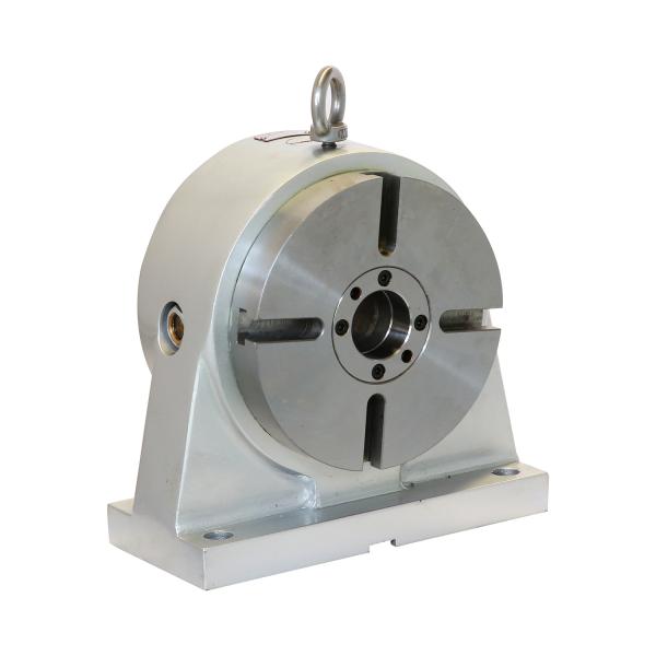 30KG Steel 4th Axis CNC Rotary Table Manual Operation with Quill Tailstock Attachment