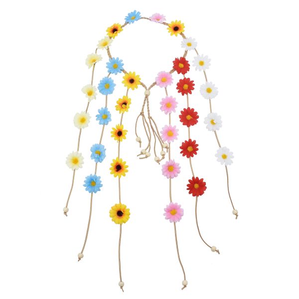 New Style Sunflower Hair Band Headwear Small Daisy Holiday Garland Headband Bohemian Headband Hair Ornaments Women Small Fresh
