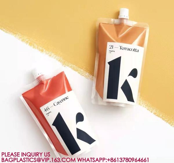 100ml 250ml 500ml 800ml Stand Up Liquid Water Doypack Bag Spout PouchJuice Sauce Drink