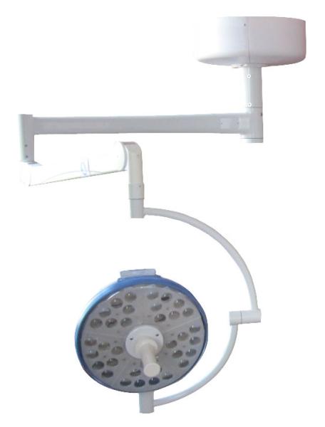 Single Dome Ceiling Mounted Examination Light , LED Surgical Lamp For Dental Room