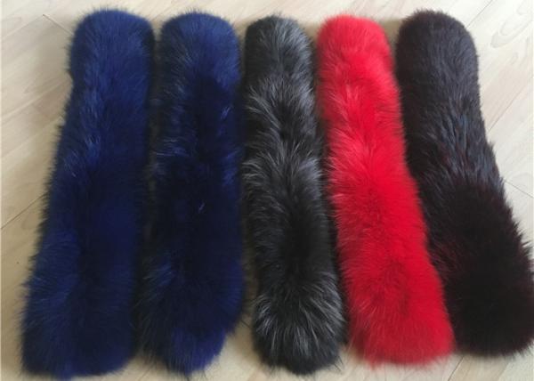 Raccoon Fur Collar Soft fluffy Smooth Natural Color Large Long Collar Detachable For Winter Jacket
