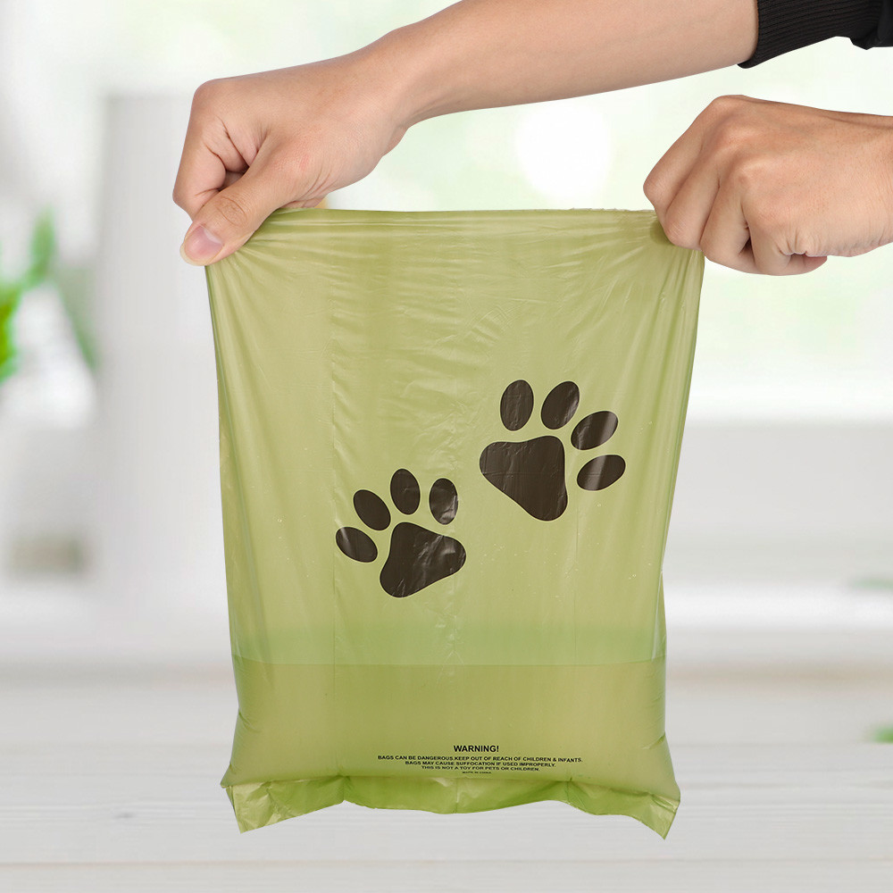 Сумка кормы собаки PE Eco Frendly EPI Biodegradable 15 микронов 8 Rolls