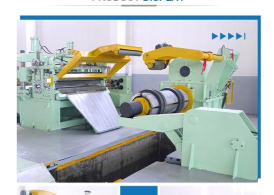 CNC PLC Galvanized Steel Coil Slitting Machine 800-2000mm
