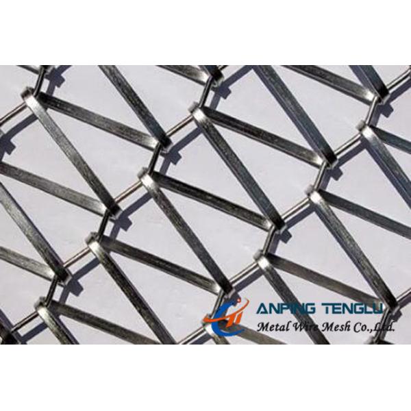 Metallic Curtain Gama Flexi: Flat Spiral Wire + Crimped Rod Structure