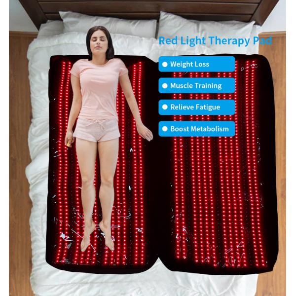 Домашняя светодиодная инфракрасная терапия красным светом Сауна Покрывало для выздоровления 660nm 850nm