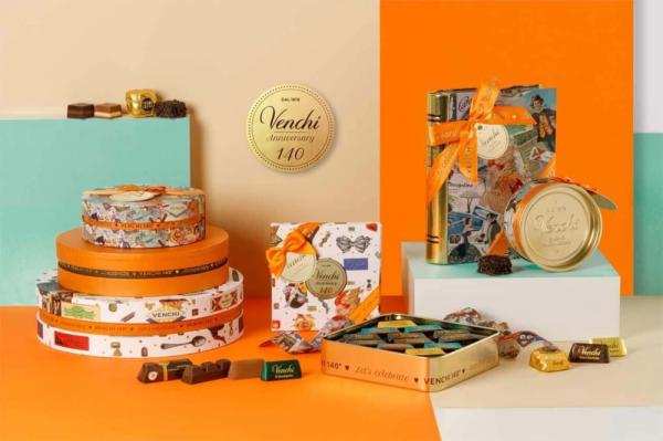 Pantone Color Diameter 14cm Chocolate Gift Packaging Boxes Pocket Sized