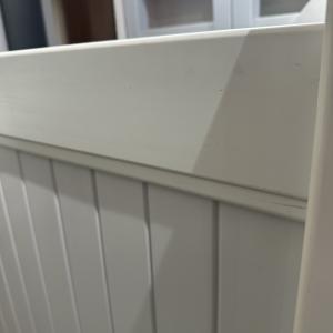 Outdoor Screen Pvc Garden Fence Panels Column 2.59m White Vinyl Fence Boards